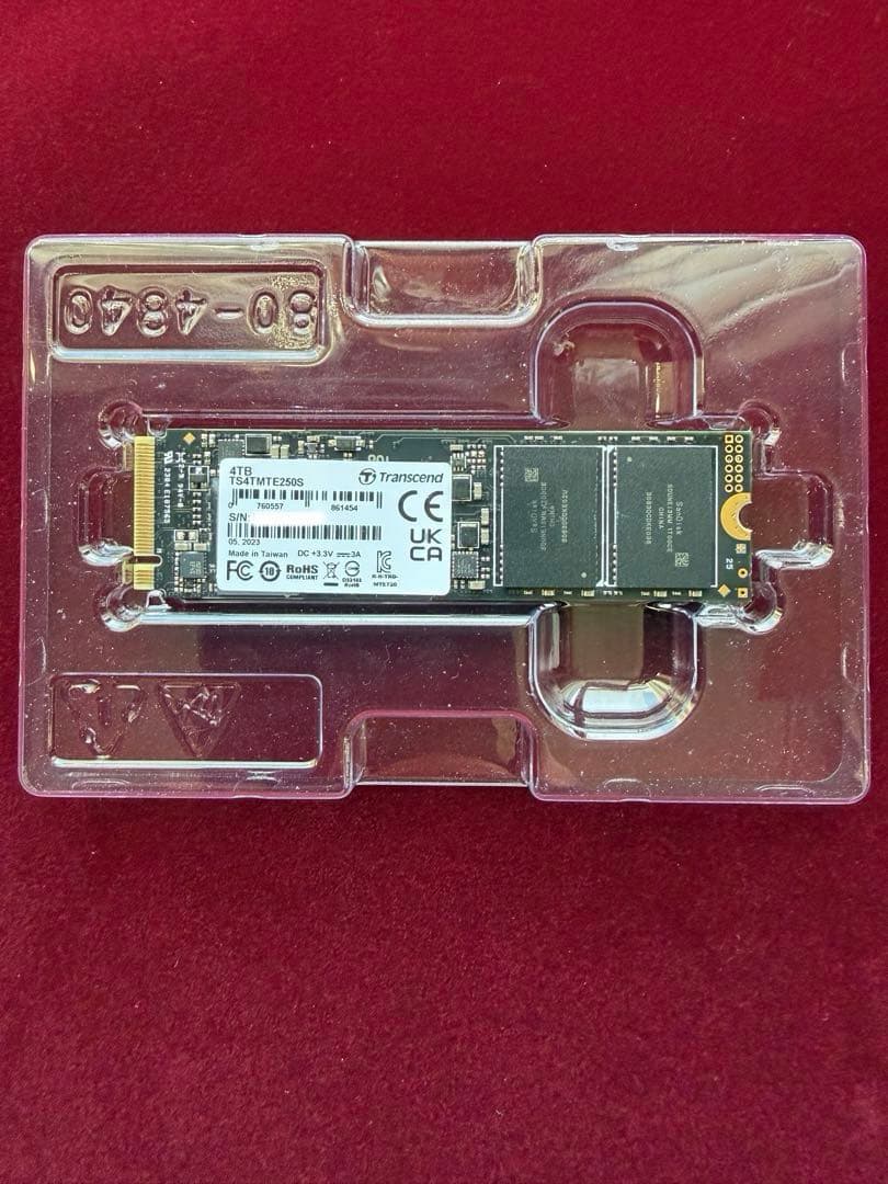 トランセンド Transcend MTE250S 4TB m.2 SSD