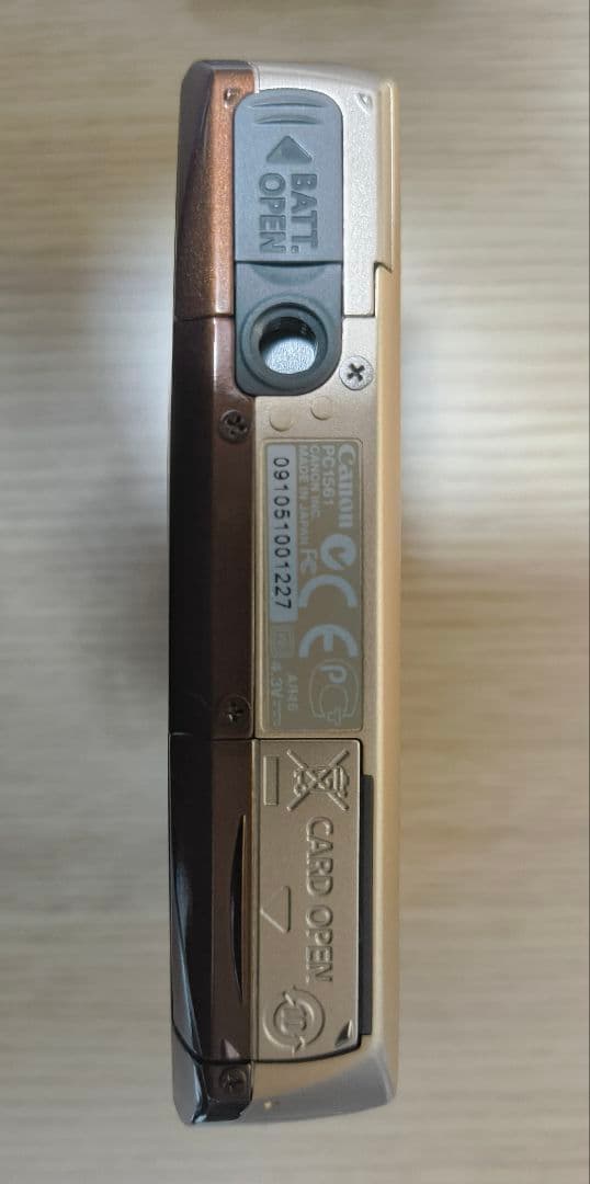 Canon デジタルカメラ IXY50S ブラウン PC1561 動作確認済