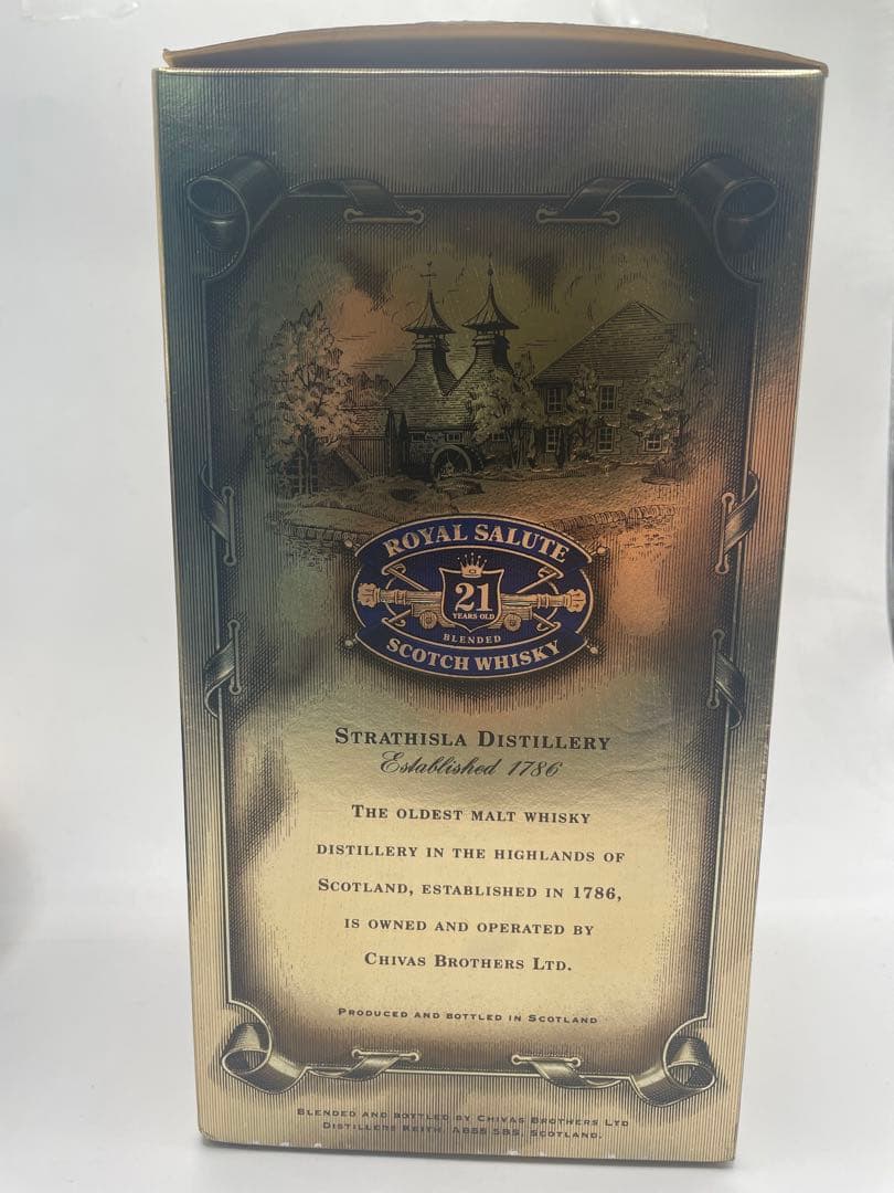 デ*ン様 M68 CHIVAS ロイヤルサルート21年 青陶器 箱袋 ANA 未
