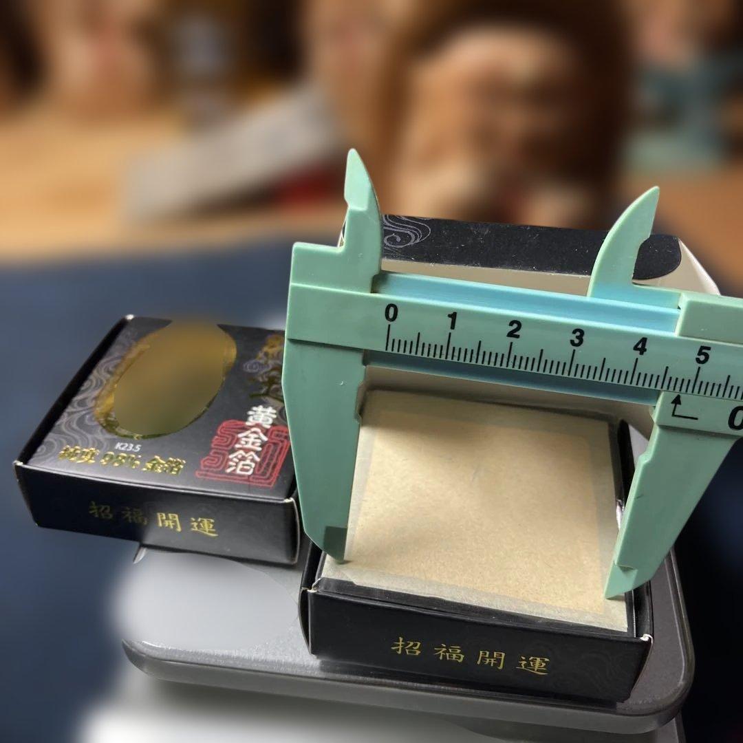 ψ(｀∇´)ψほとんど純金、k23.5金の黄金、使用しなくてもオブジェでOKです