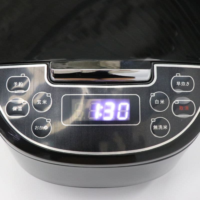 新品　ワンタッチ炊飯器　ブラウン