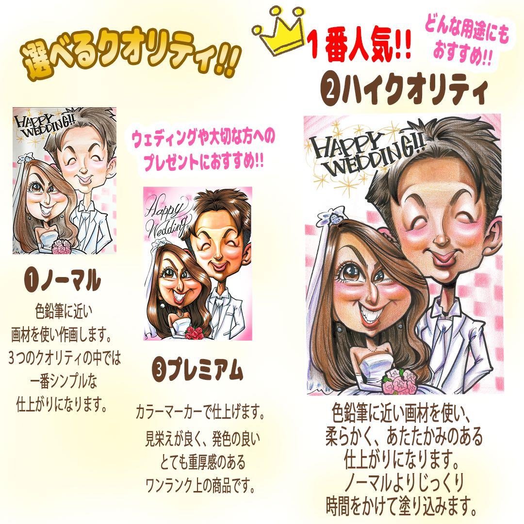 【プレゼントに人気】優しいタッチの手描き似顔絵★修正OK★還暦祝い★ご両親ギフト