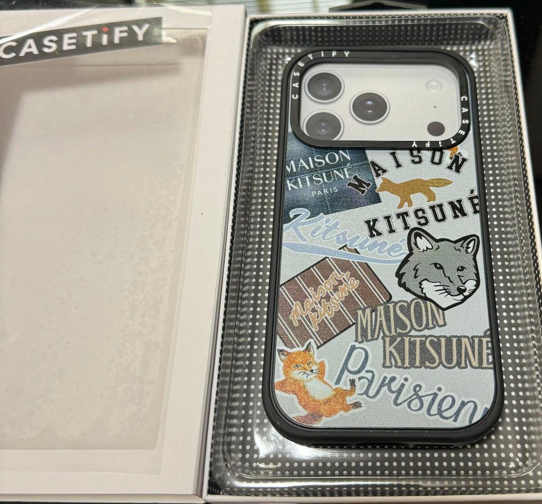 casetify メゾンキツネ iPhone15 ケース　ケースティファイ