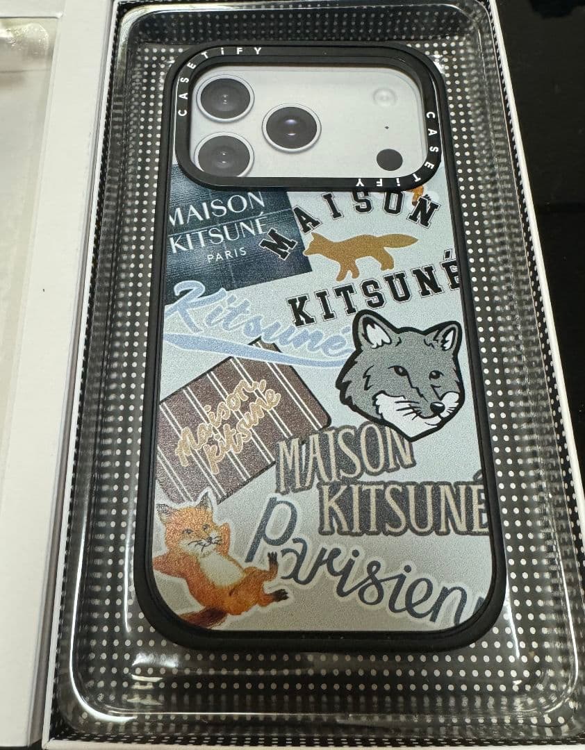 casetify メゾンキツネ iPhone15 ケース　ケースティファイ