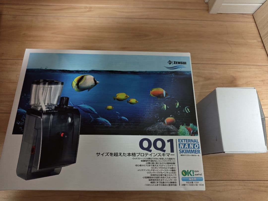 ゼンスイ ZENSUI QQ1 外部プロテインスキマー 替えモーター付き