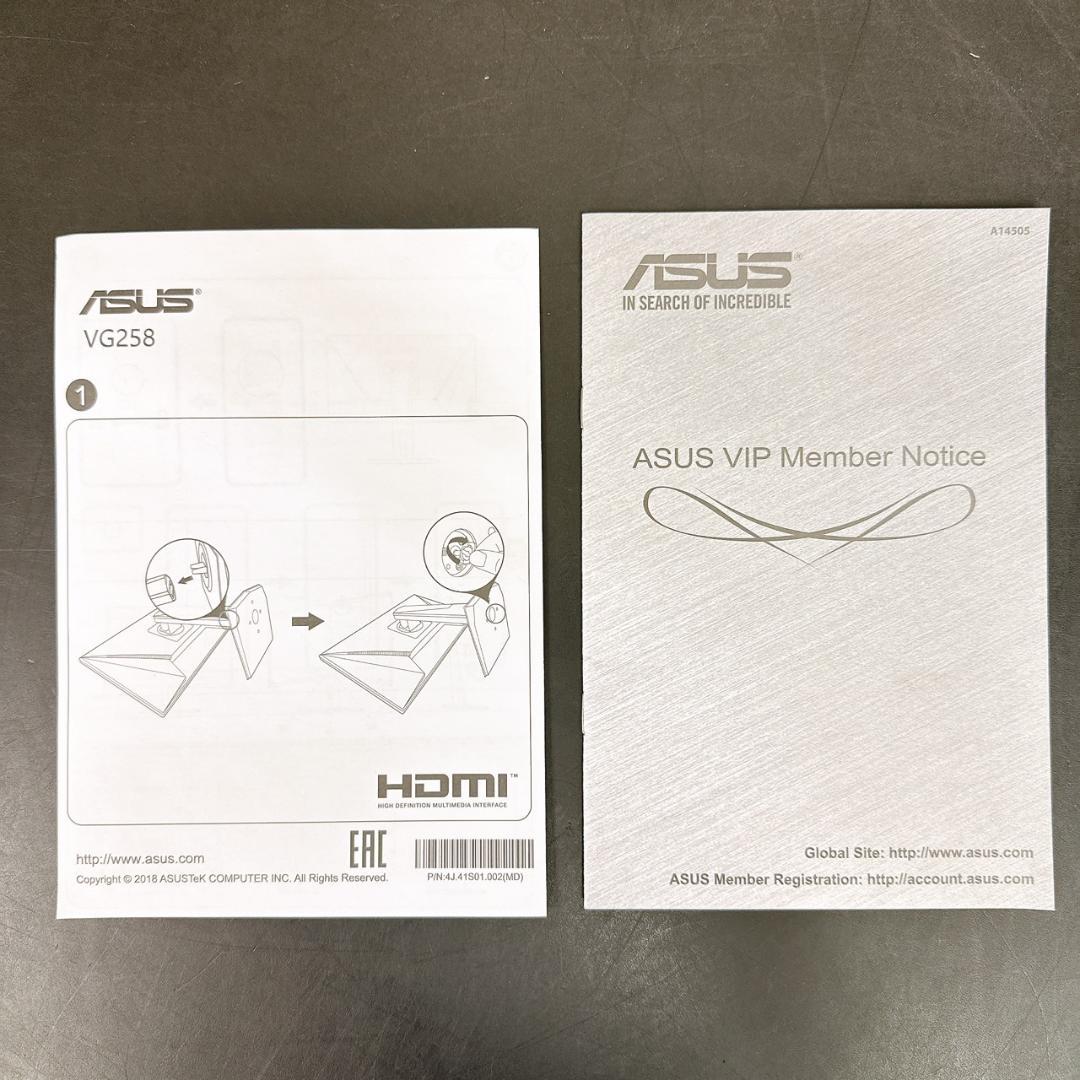 ☆ASUS　24.5型ゲーミングモニター　VG258QR　フルHD
