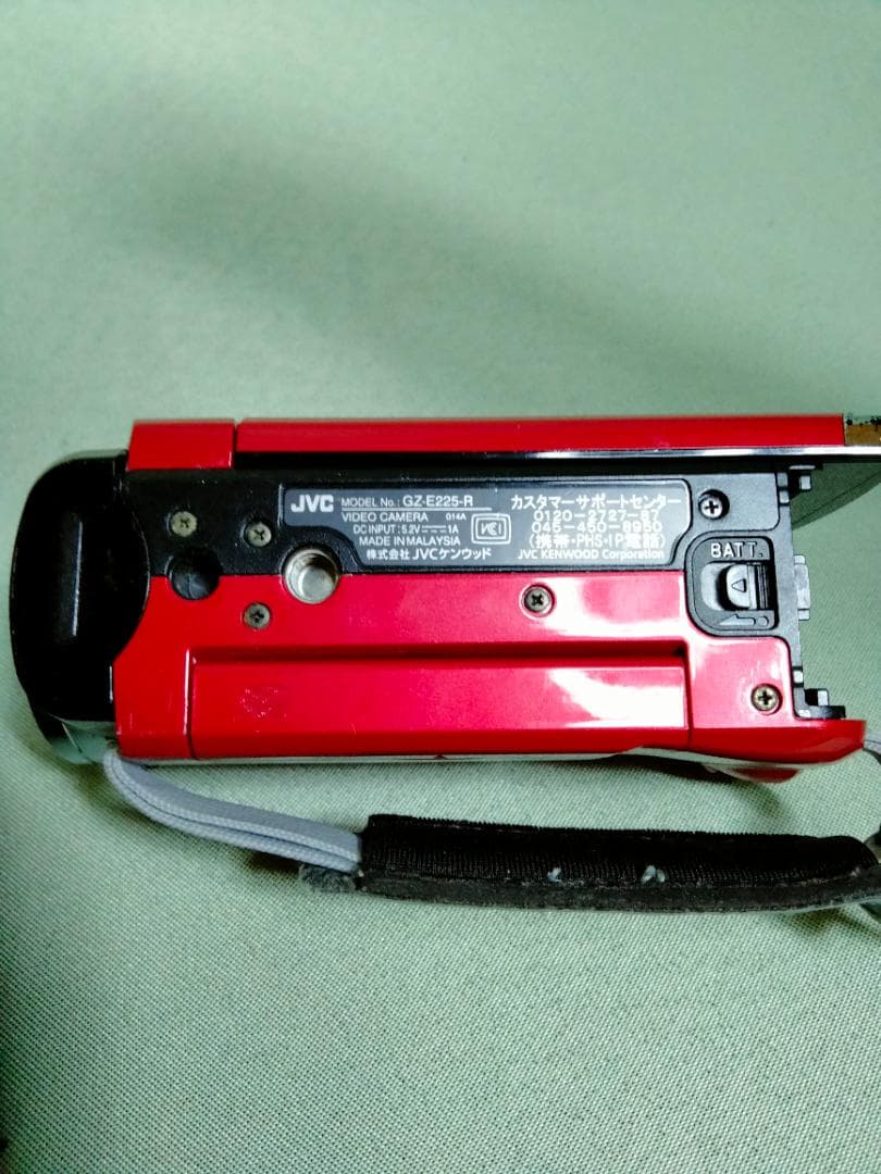 JVC Everio GZ-E225-R フルHDビデオカメラ 動作確認OK