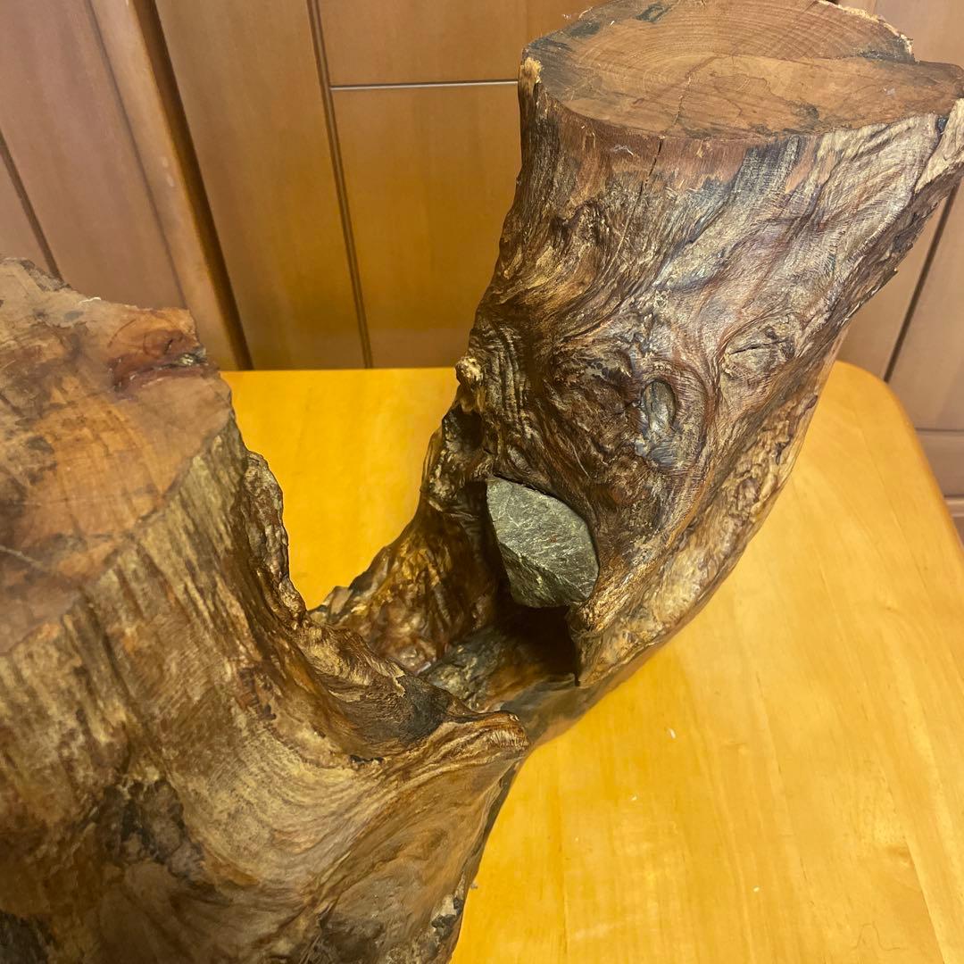 天然木 大型 盆栽台　花台 切り株 台座 飾り台　木工芸品