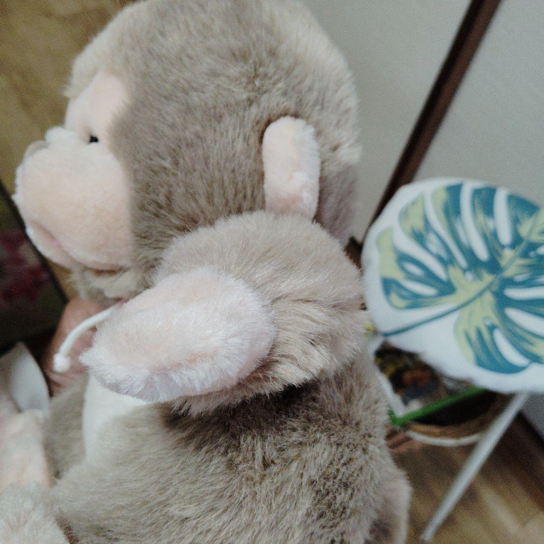 可愛い猿のぬいぐるみ 約30cm
