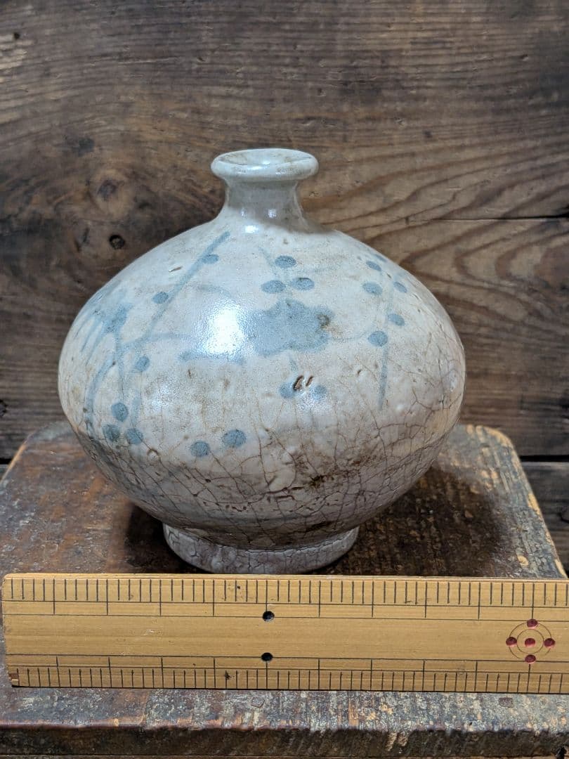 古伊万里系 油壺 小壺 一輪挿し 花器 古陶磁 江戸期