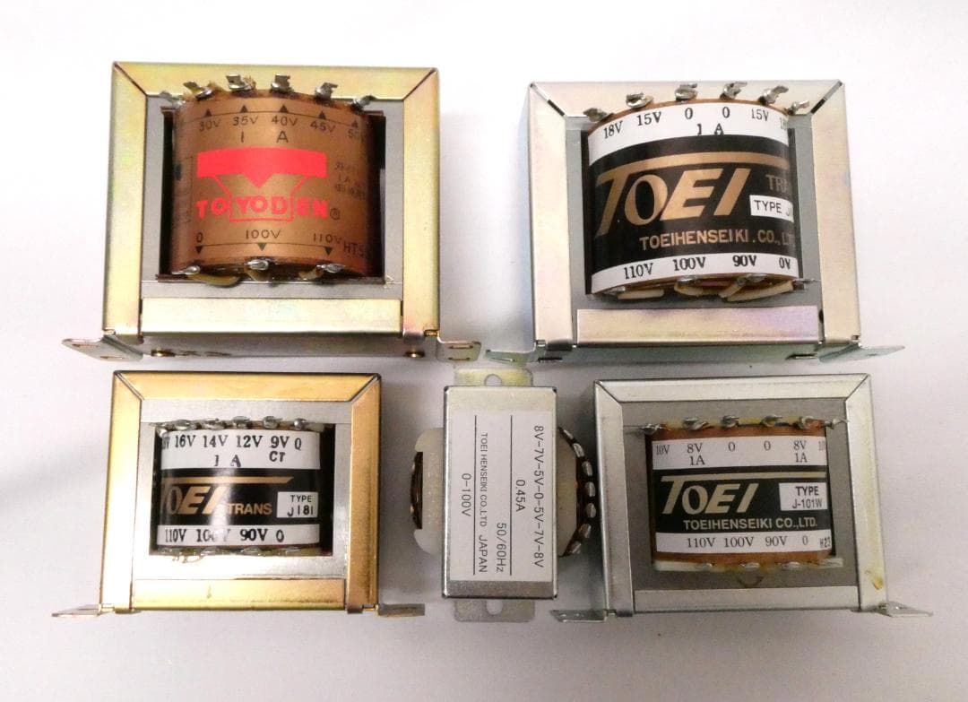 TOEI／TOYODEN 変圧器 7個セット