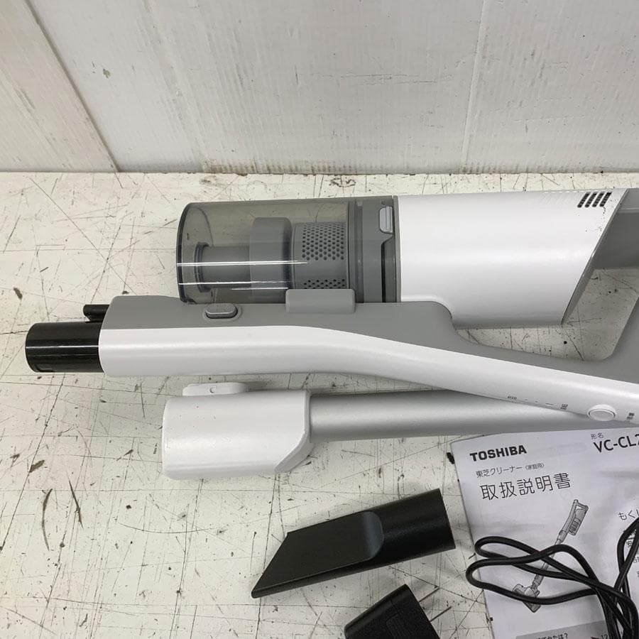 東芝 コードレス掃除機 お手入れ簡単トルネオ VC-CL21Z-W 2.2Kg