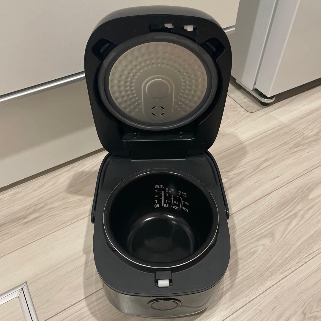 TOSHIBA(東芝) 炊飯器 3合 RC-5ZXT(K) ブラック一人暮らし