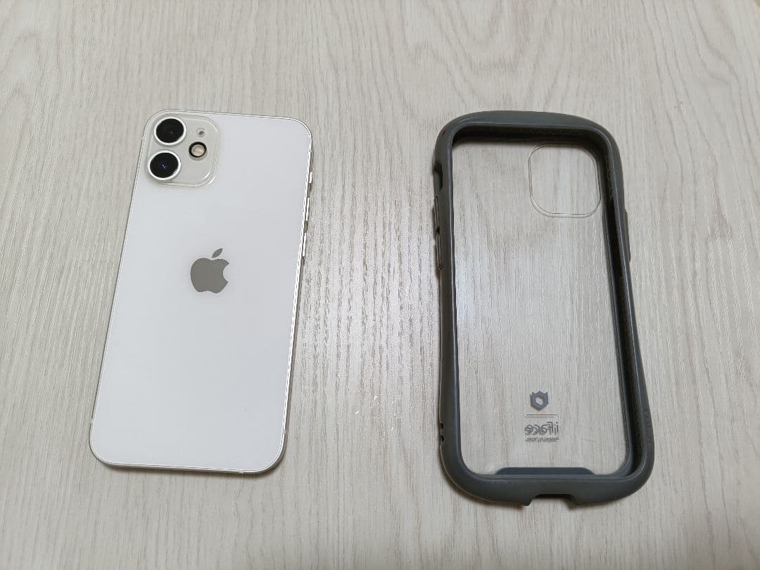 iPhone12 mini 64GB ホワイト＋ケース/保護フィルム