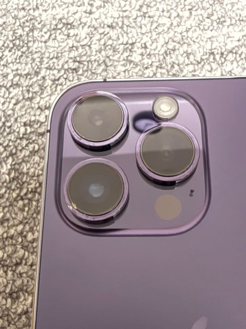 iPhone 14 Pro ディープパープル SIMフリー 美品