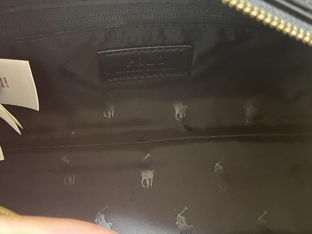 POLO RALPH LAUREN ポーチ 405845390 黒 並行輸入品