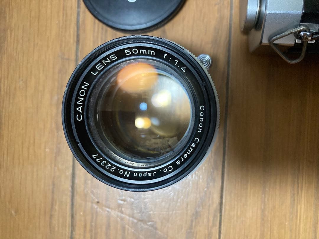 Canon Ｐレンジファインダーカメラ 50mm f/1.4 露出度付