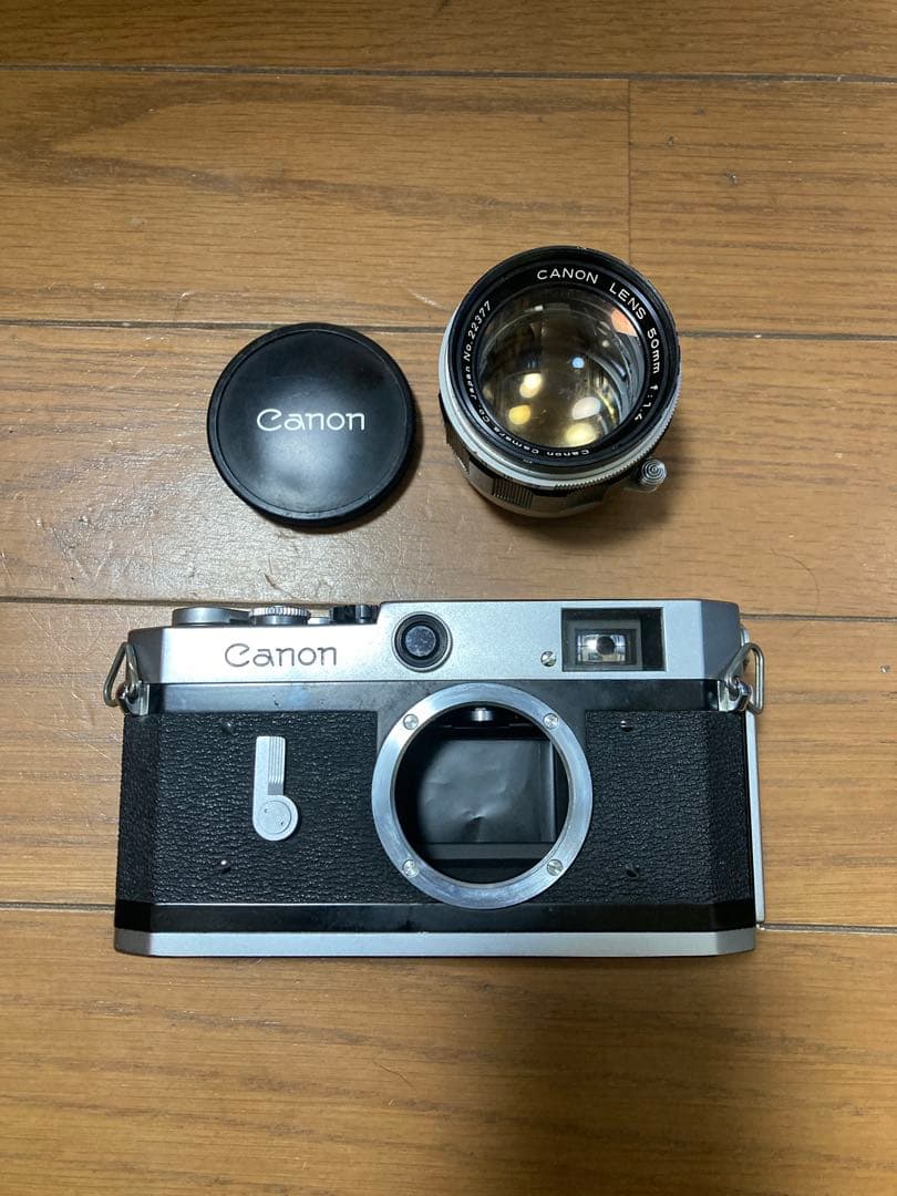 Canon Ｐレンジファインダーカメラ 50mm f/1.4 露出度付