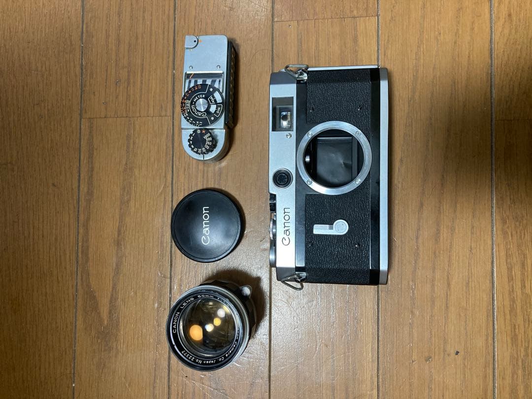 Canon Ｐレンジファインダーカメラ 50mm f/1.4 露出度付