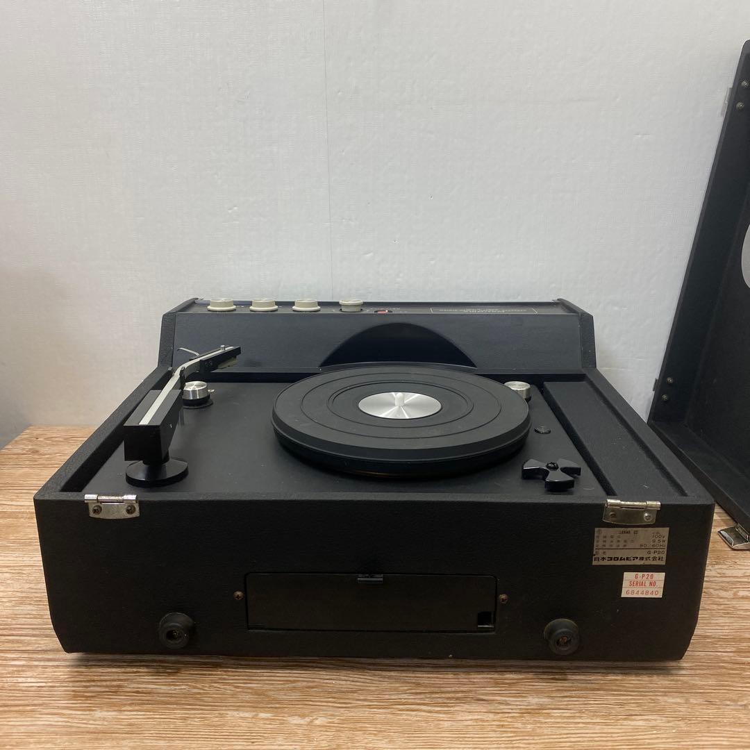 COLUMBIA G-P20カセットレコードプレーヤ　動作確認済み(現状品)