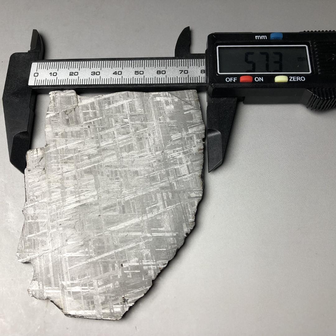 ク*ム様 ギベオン隕石 スライス 大型標本 鉄隕石 ウィドマンシュテッテン構造