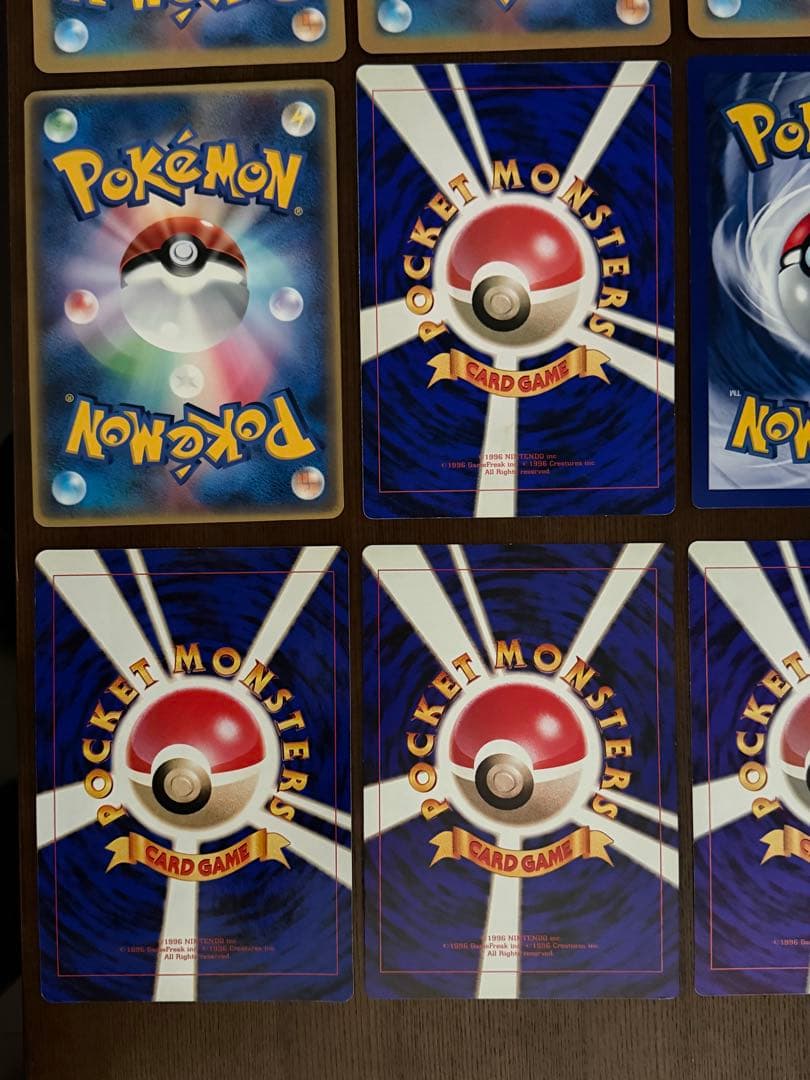 【旧裏美品】ポケモンジャンボカード12枚　コロコロコミック付録等