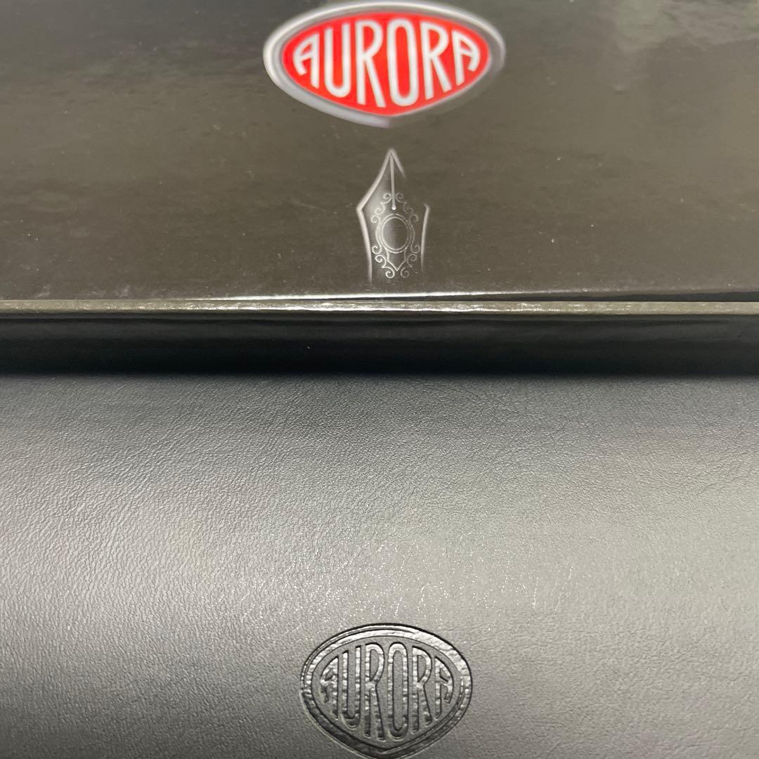 AURORA アウロラ ネイビーブルー ボールペン本体 イプシロン 専用ケース付