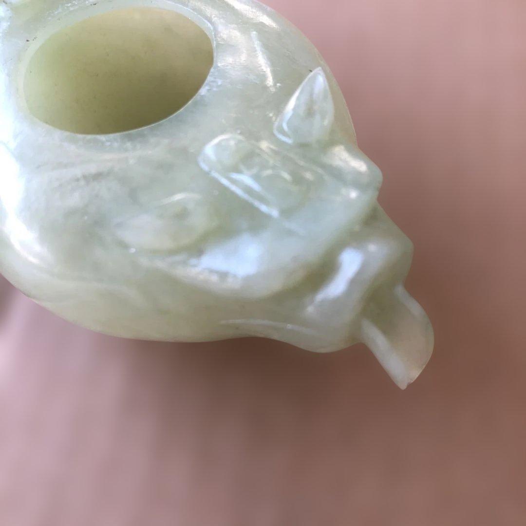 中国 香炉　玉