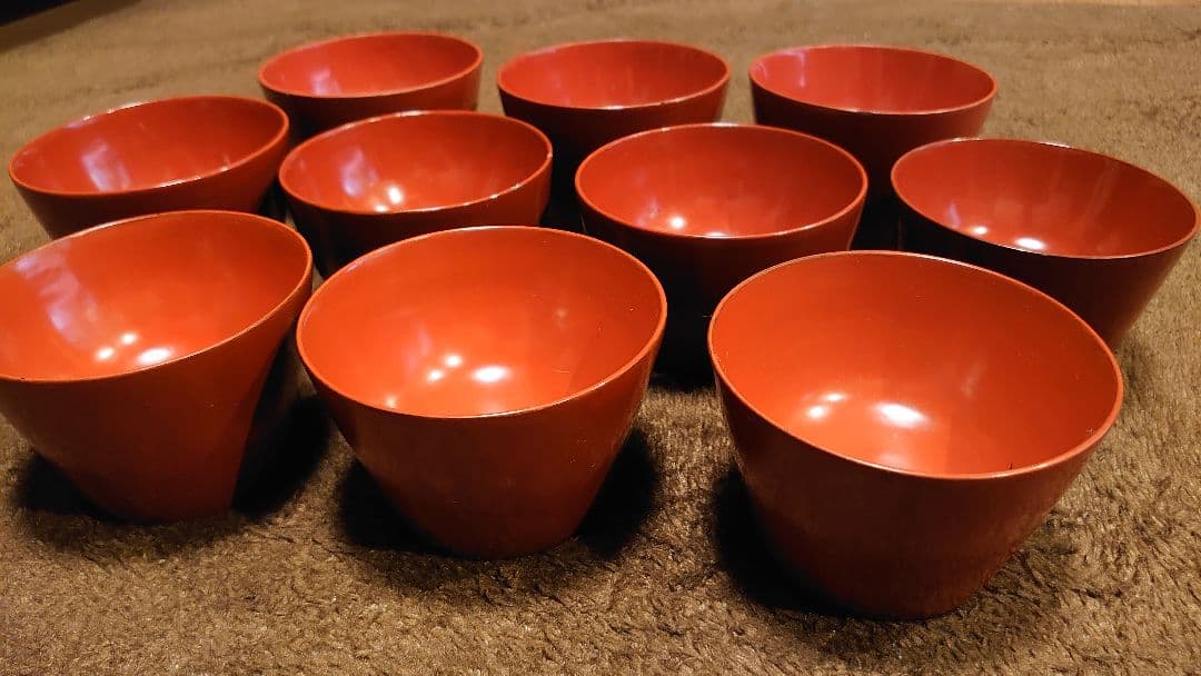 輪島塗　漆器　そば猪口　蕎麦猪口　１０客
