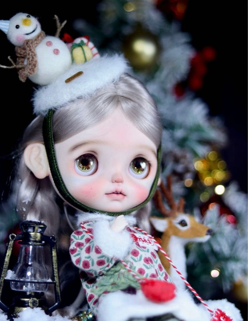 カスタムブライス 海外作家様 ふんわり 優しい 雪だるまちゃん フルセット