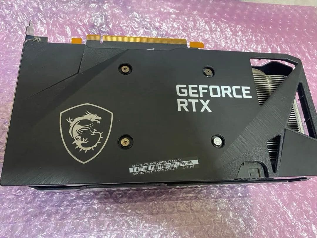 グラフィックボード・グラボ・ビデオカード MSI GeForce RTX 3060 12g