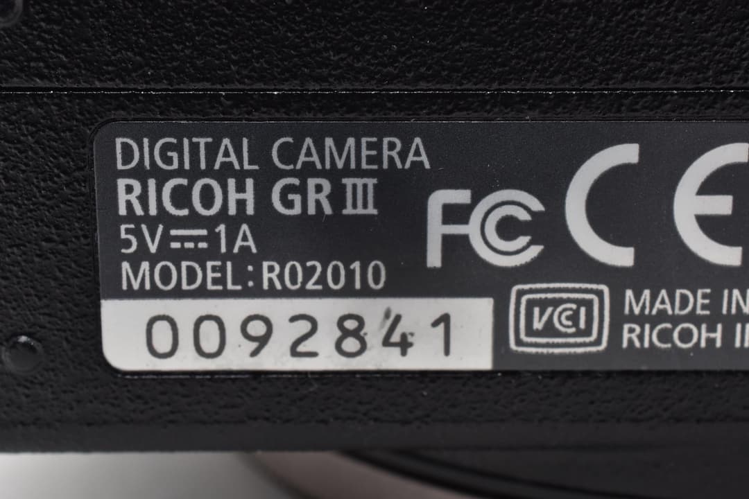 ■極上品■ リコー GR III デジタルカメラ #C837
