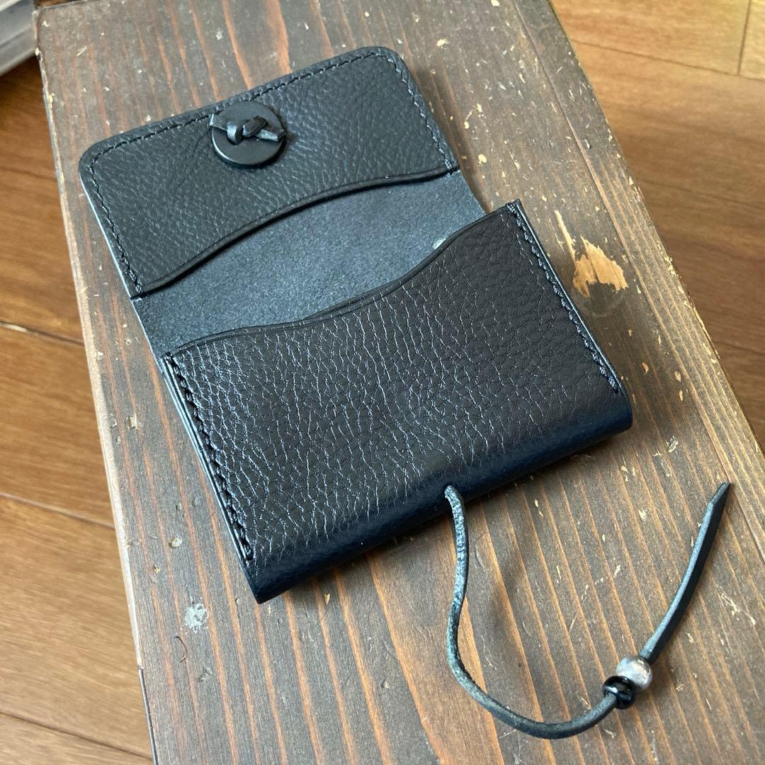 レザークラフト ハンドメイド　紐閉じウォレット　イタリアヌメ革　アリゾナ仕様