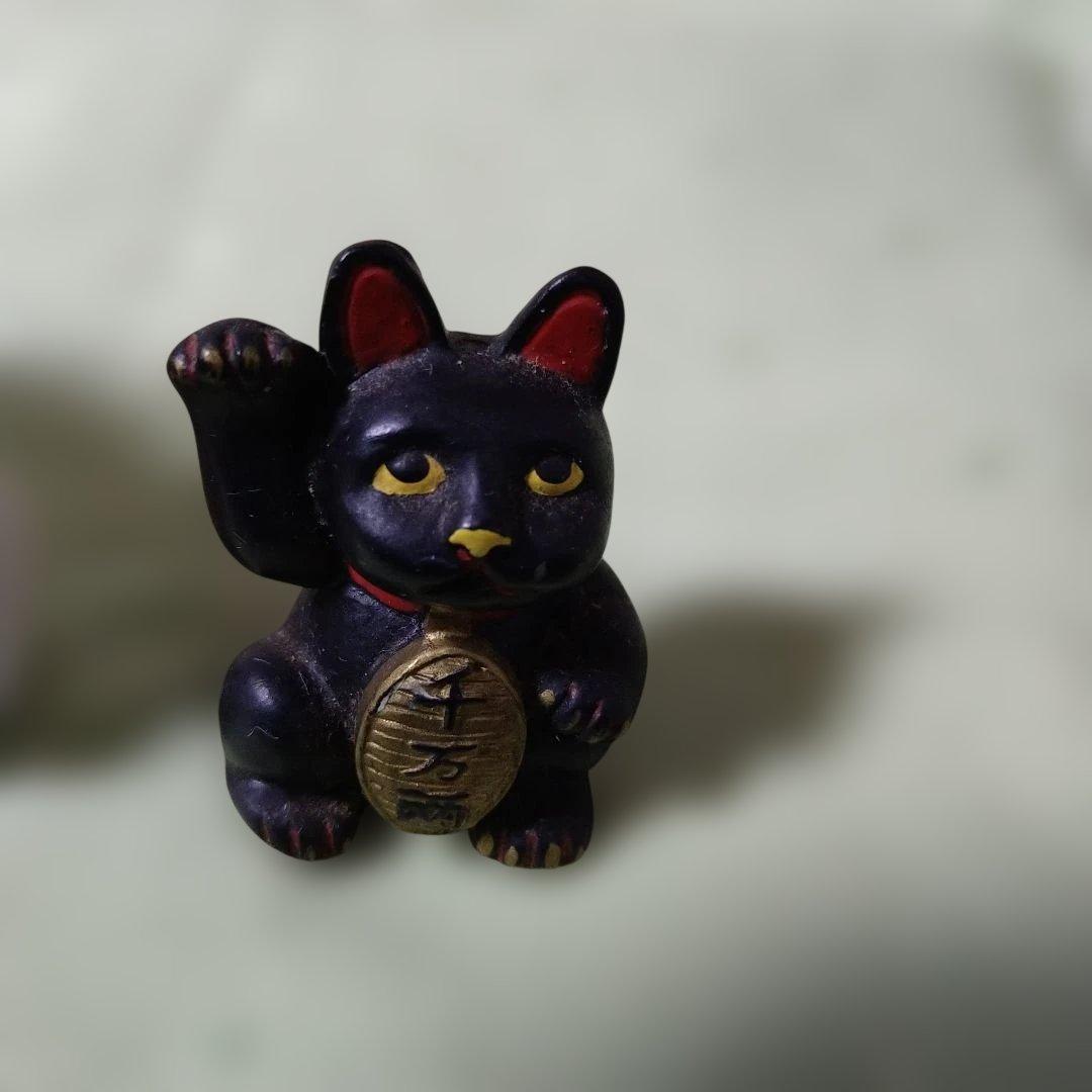 昭和レトロ　縁起物　招き猫　6個おまとめ