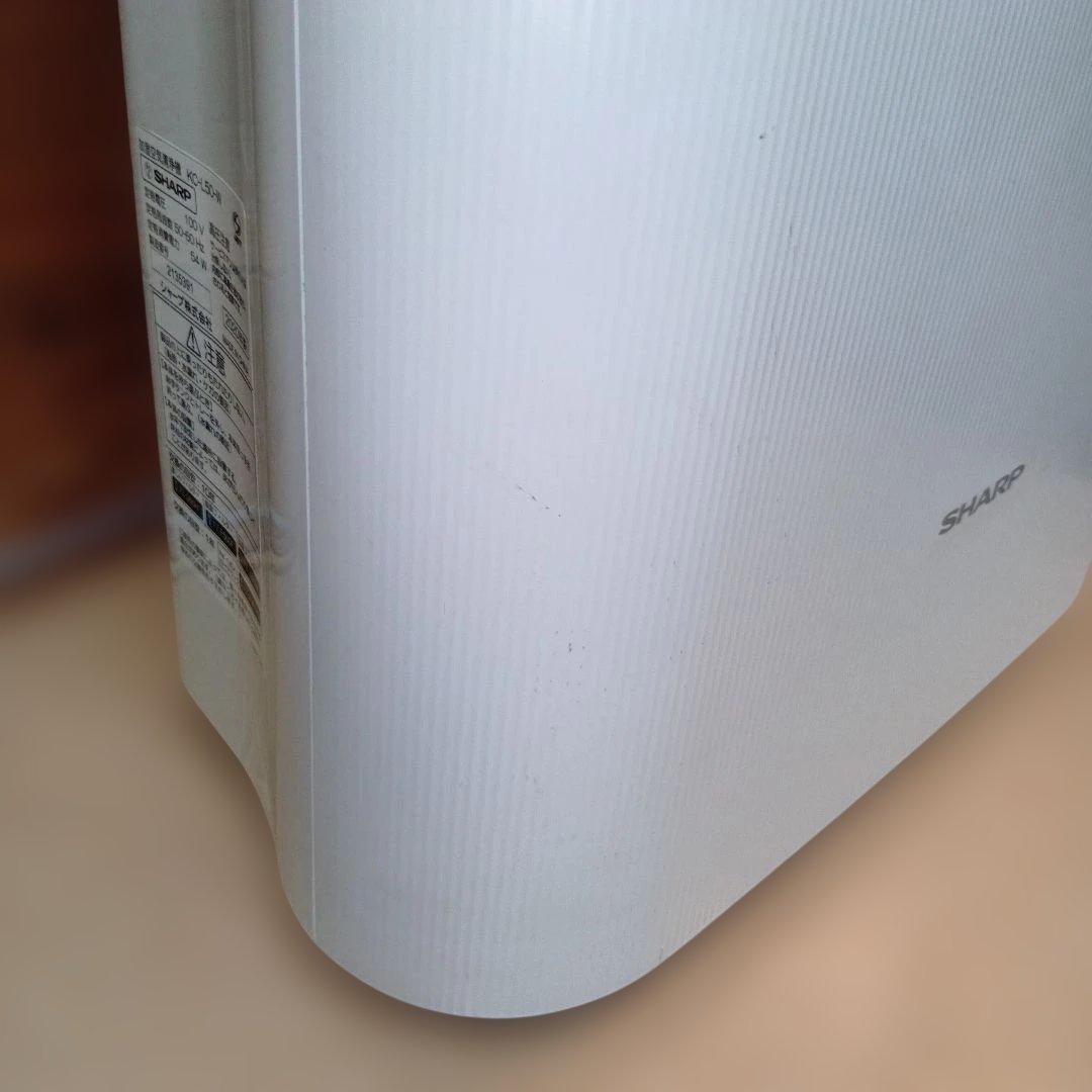 SHARP 空気清浄機 ホワイト タッチ式KC‐L50‐W 2020年製