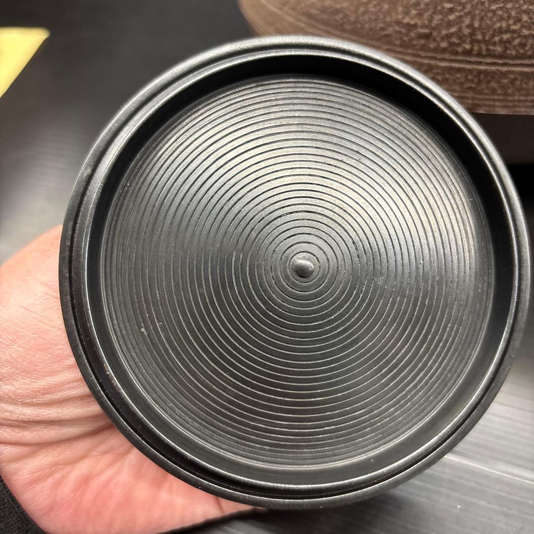 釜師 佐藤浄清 宝珠釜 茶道具 茶釜 共箱 栞