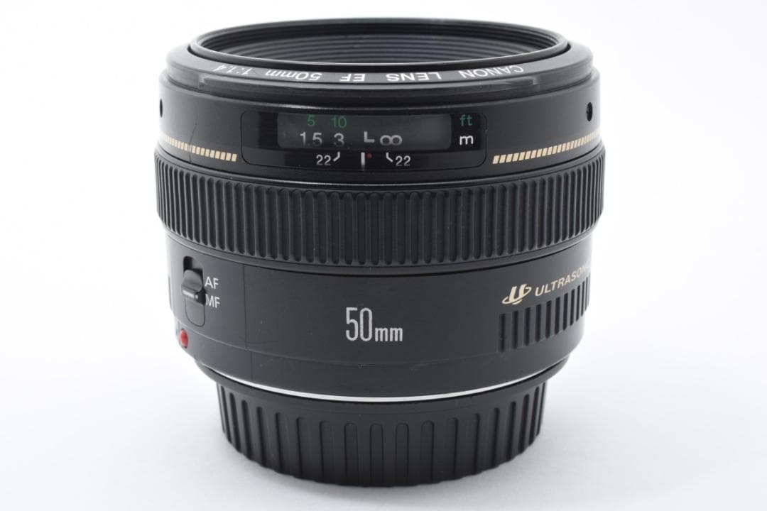 超美品 CANON EF50mm F1.4 USM AF レンズ H190
