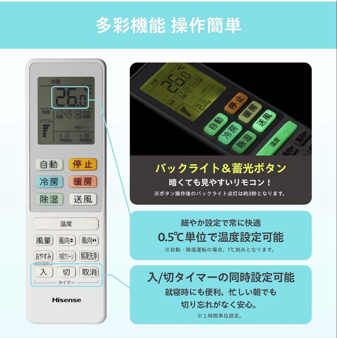 【ちゅら★】Hisense エアコン 室外機HC-S22H