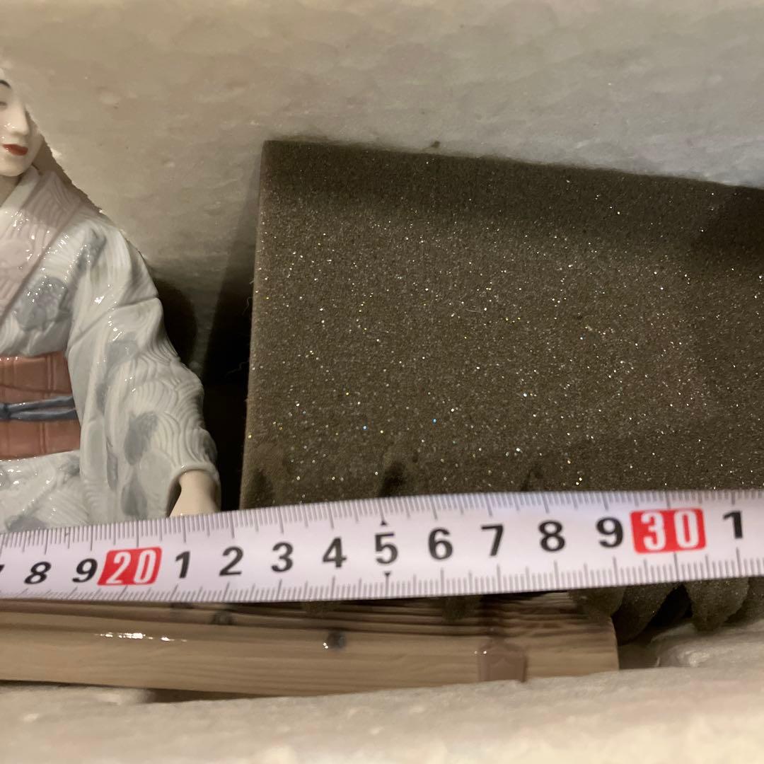 リヤドロ　LLADRO 琴　プレイヤー　陶器　アンティーク　和装