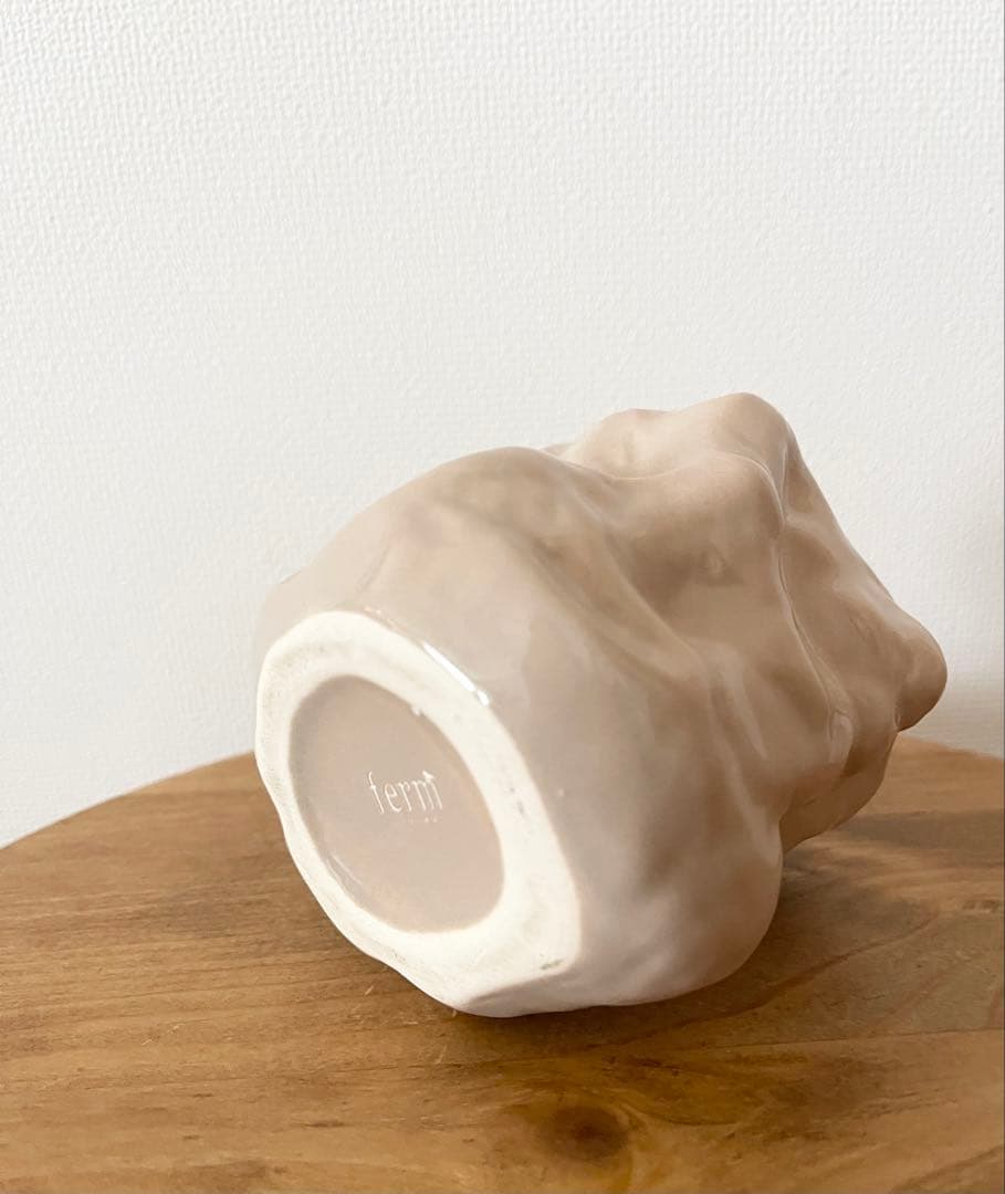 ferm living☆キャンドル　カモミール　ベージュ　ソイキャンドル