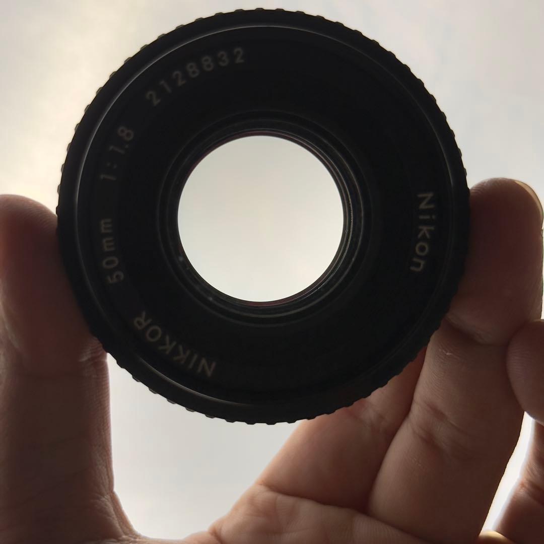 【キィートス整備品】外観美品　NIKON NEW FM2 +50mm f1.8