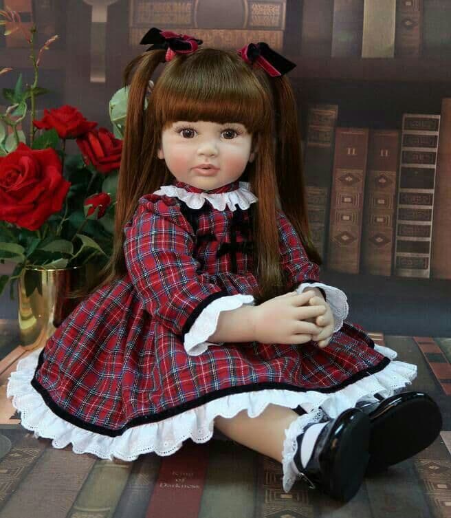 60CM 赤ちゃん 人形リボーンドール プリンセスドール トドラードール 抱2