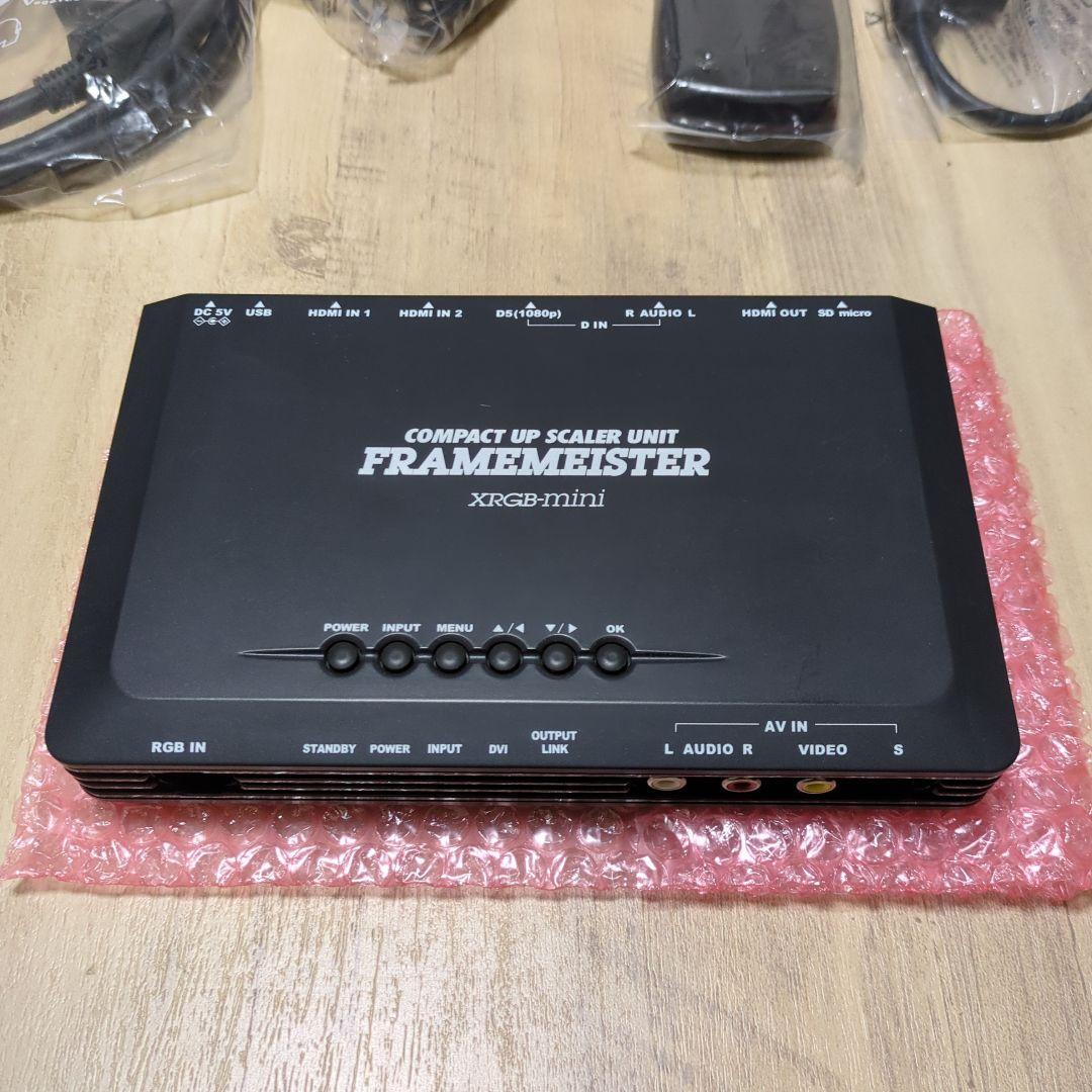 XRGB-mini FRAMEMEISTER+スーパーファミコン用21ピンRGB