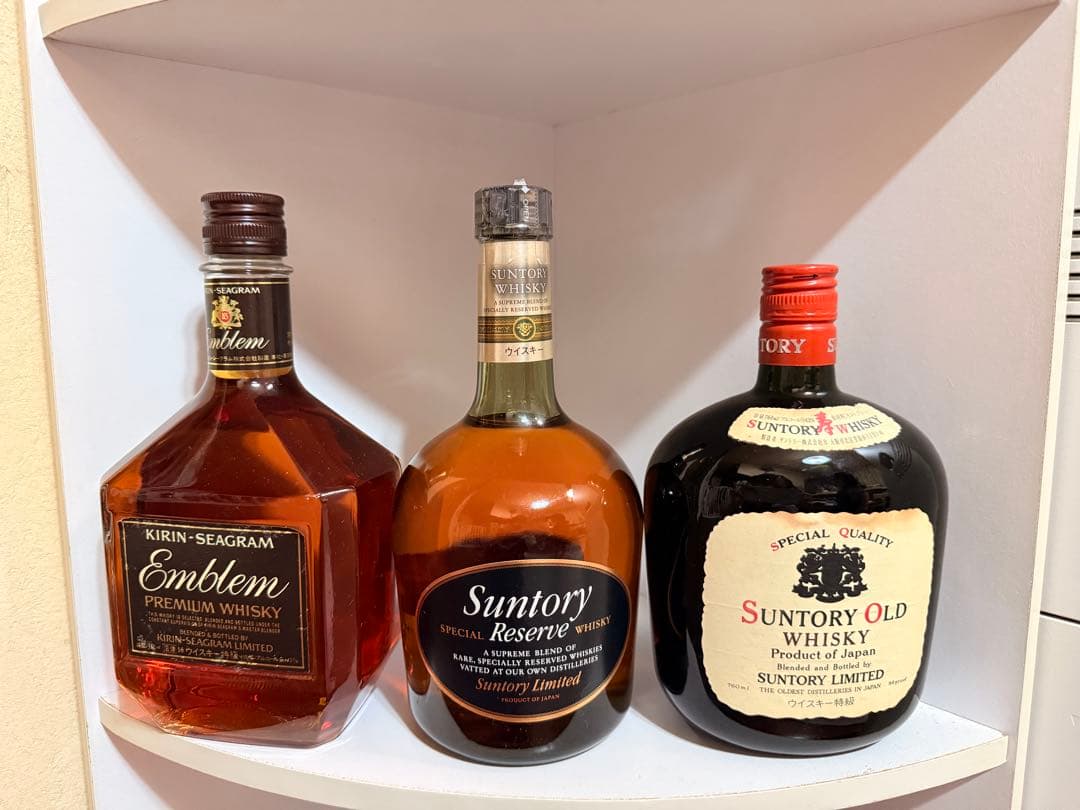 【未開栓】古酒 ウイスキー 3種セット KIRIN SUNTORY