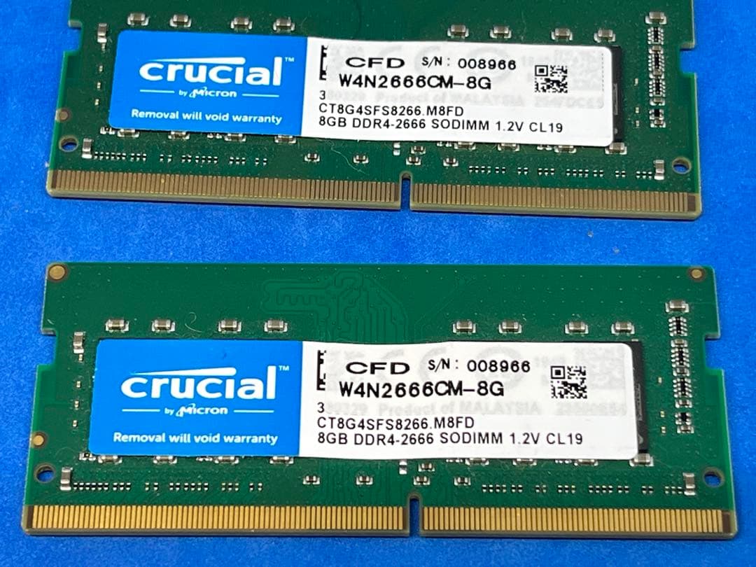 T*i様 DDR4 SO-DIMM 8GB2枚 4GB1枚のセット