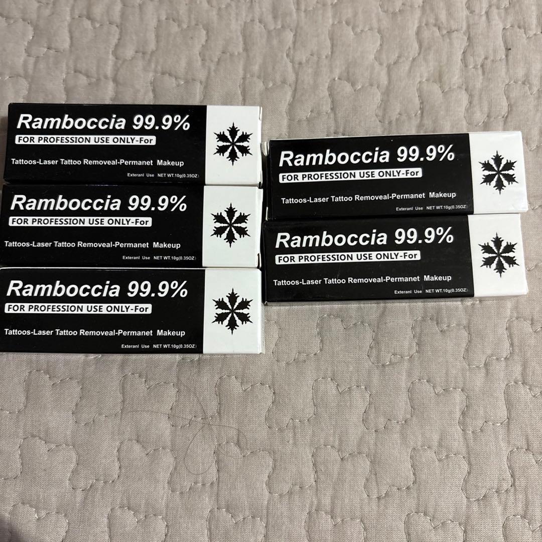 Ramboccia 99.9% タトゥー　麻酔クリーム　アートメイク　5本セット