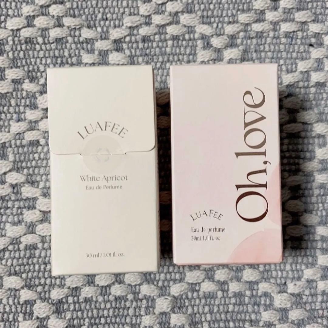 ２本セット　ルアペ LUAFEE ホワイトアプリコット&オーラブ各30ml