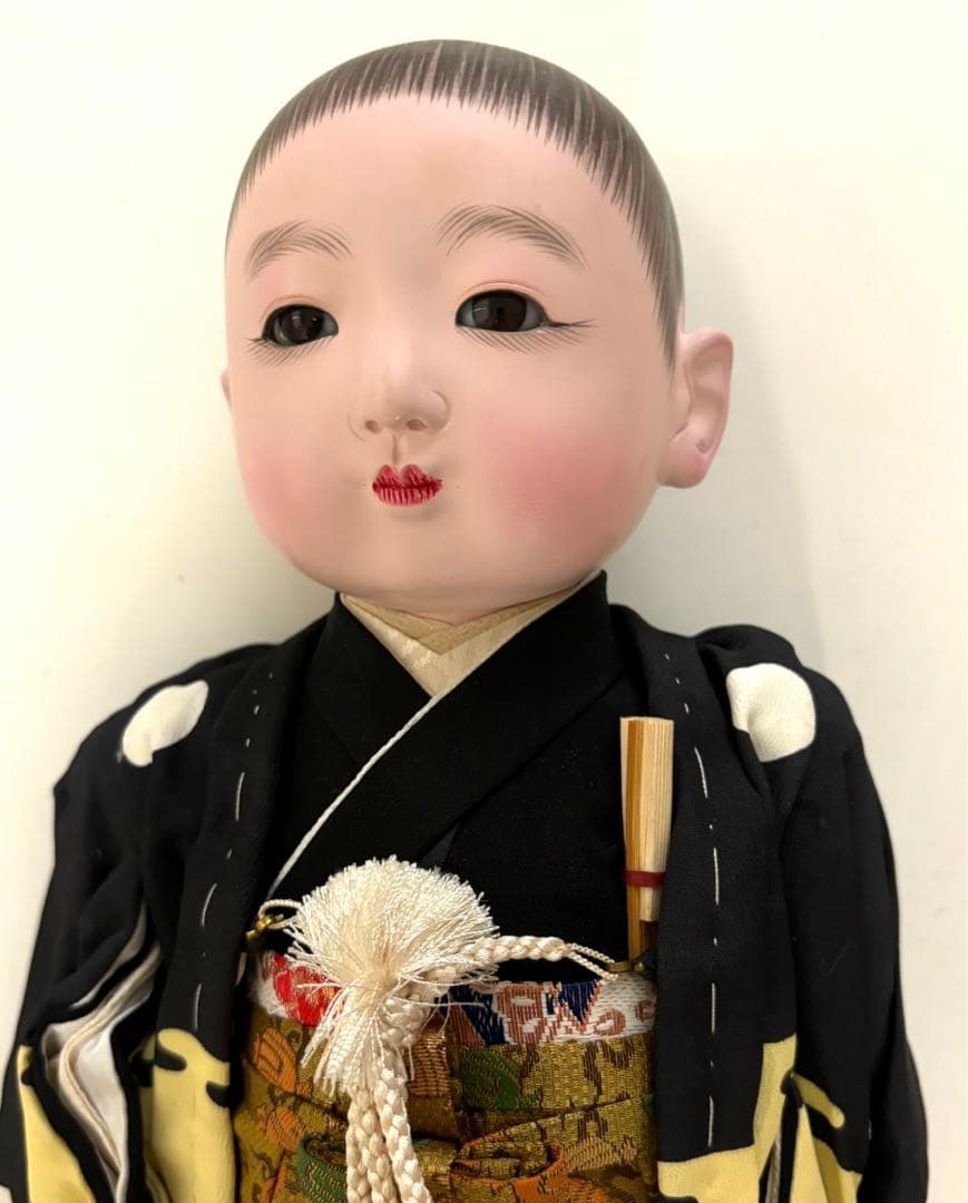 アンティーク　市松人形　昭和時代　お着物　昭和レトロ　ビンテージ　骨董