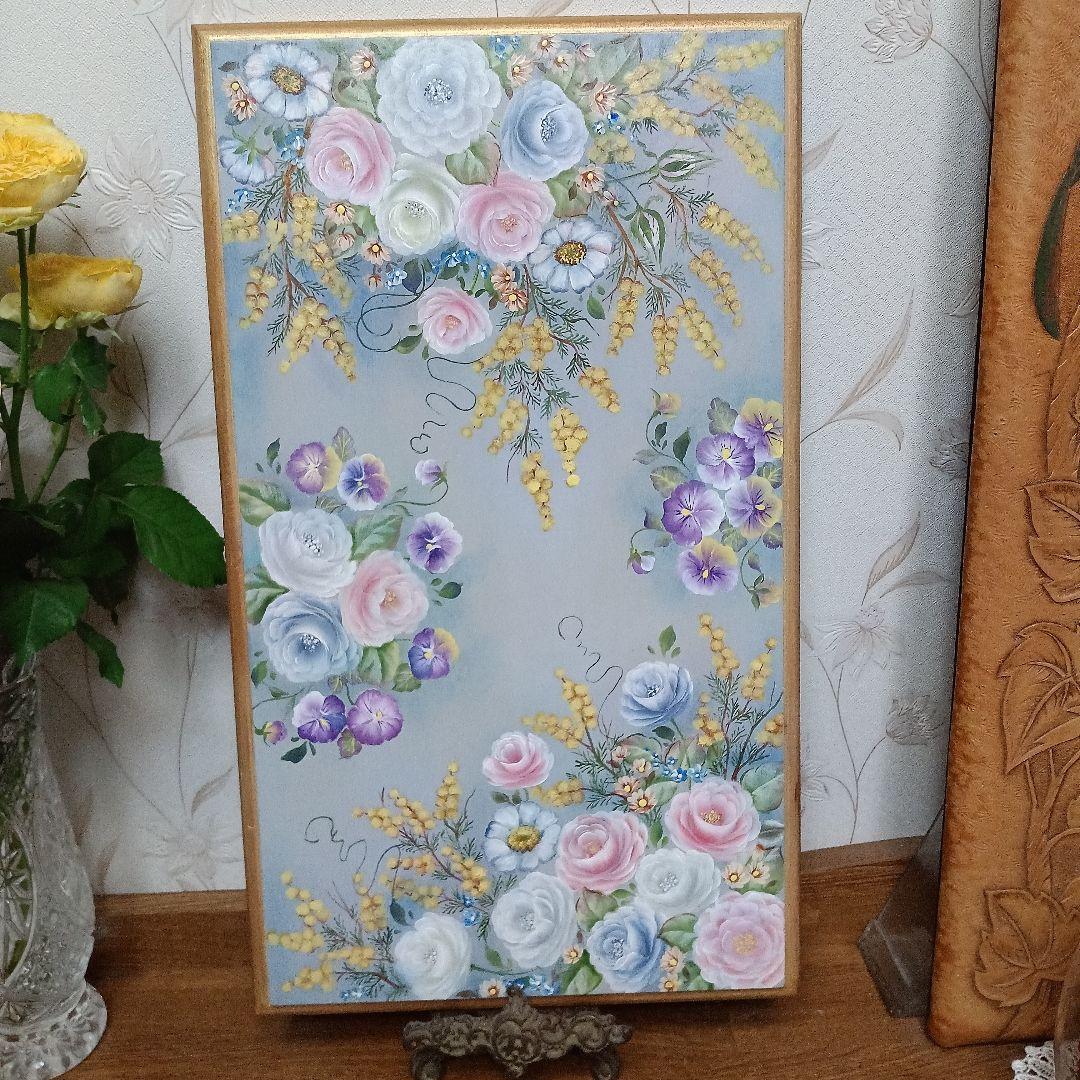 トールペイント作品　百花繚乱　2026-10