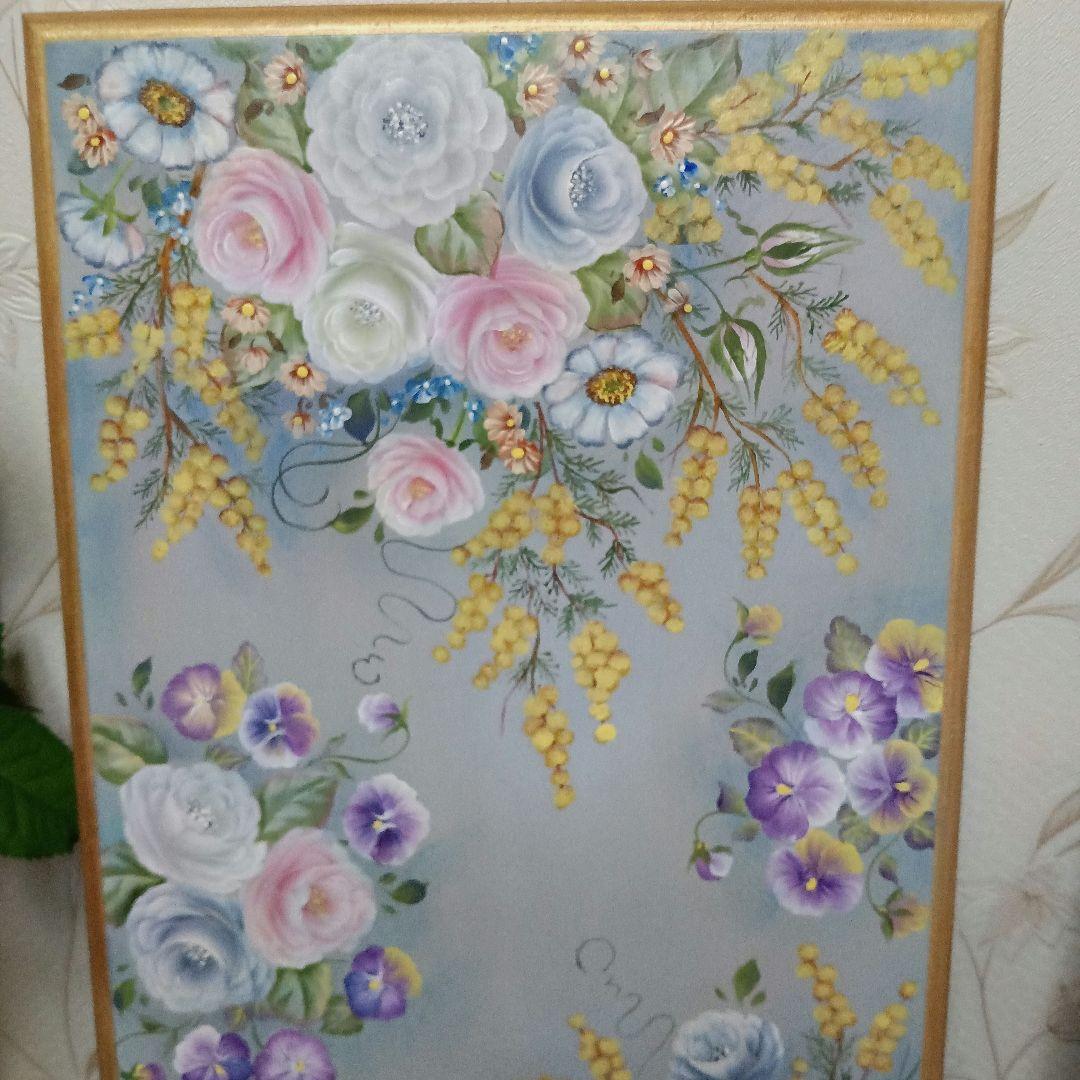 トールペイント作品　百花繚乱　2026-10